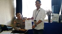 Lp.Nasdem resmi Laporkan pekon sukananti kecamatan waytenong ke polres Lampung barat.