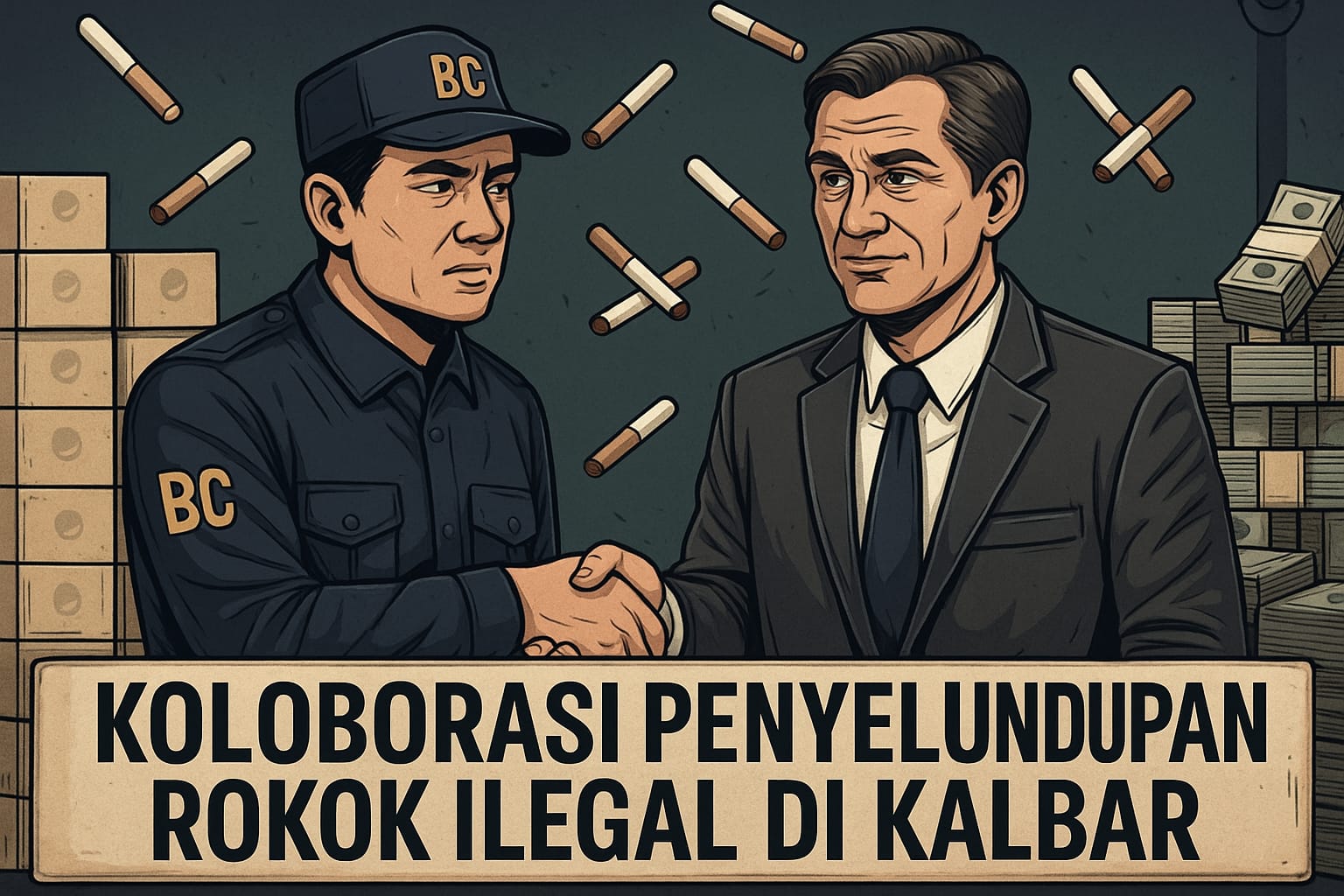 PENINDAKAN ROKOK ILEGAL MANDEK: PUBLIK PERTANYAKAN KINERJA APH DAN BEA CUKAI, DESAK TINDAKAN TEGAS DAN TRANSPARAN