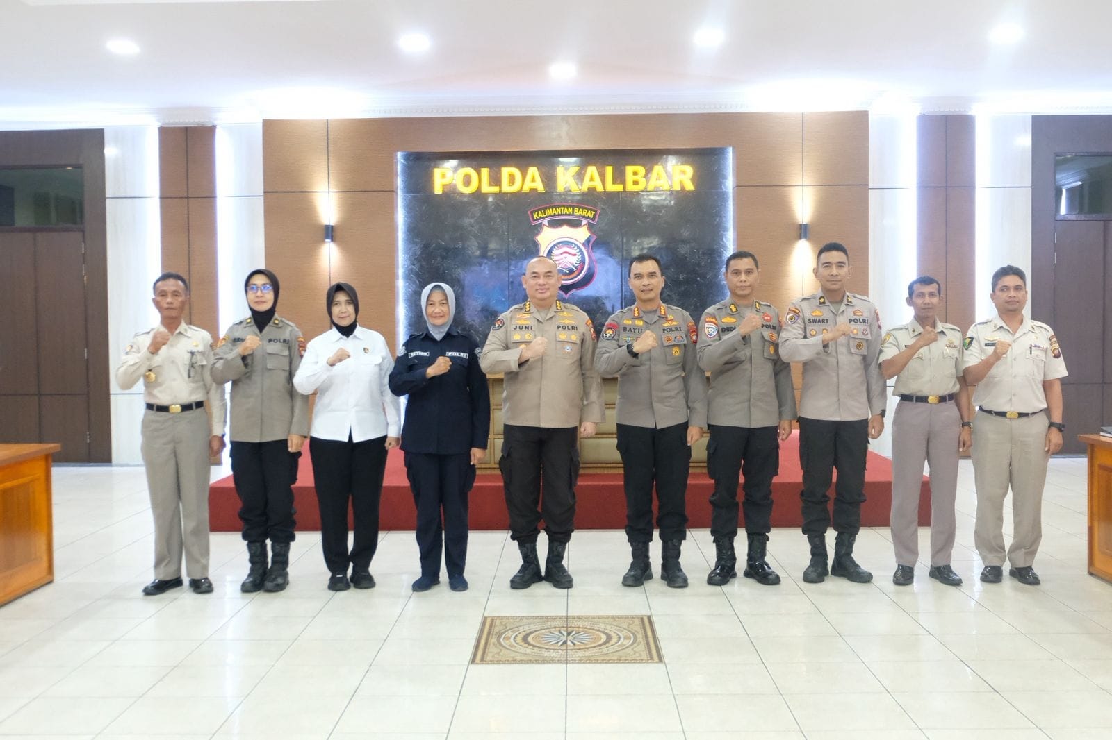 Tim Divhumas Polri Kunker Di Polda Kalbar dan 3 Polres Jajaran