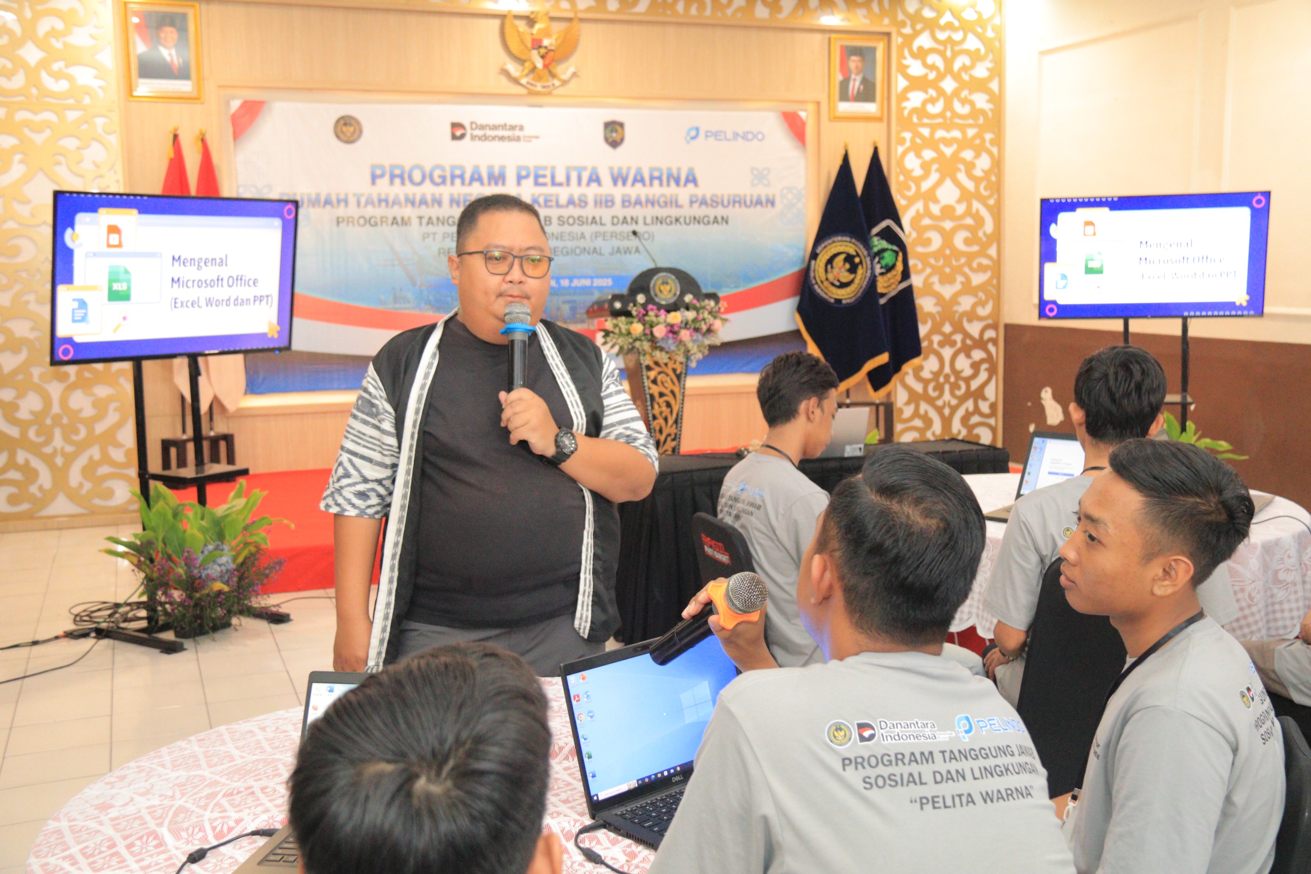 Peningkatan Kompetensi, Kolaborasi Rutan Bangil dan PT Pelindo Regional 3 Gelar Pelatihan Microsoft Office Bagi Warga Binaan