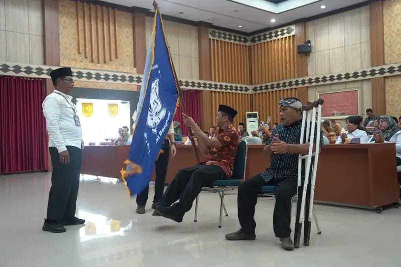 Keterangan foto: pelantikan Dewan Pengurus Daerah (DPD) Perkumpulan Penyandang Disabilitas Indonesia (PPDI) Provinsi Bengkulu, yang ada digelar di Gedung Pola,kantor Gubernur Bengkulu pada Rabu, 25 Juni 2025. (ft Istimewa)