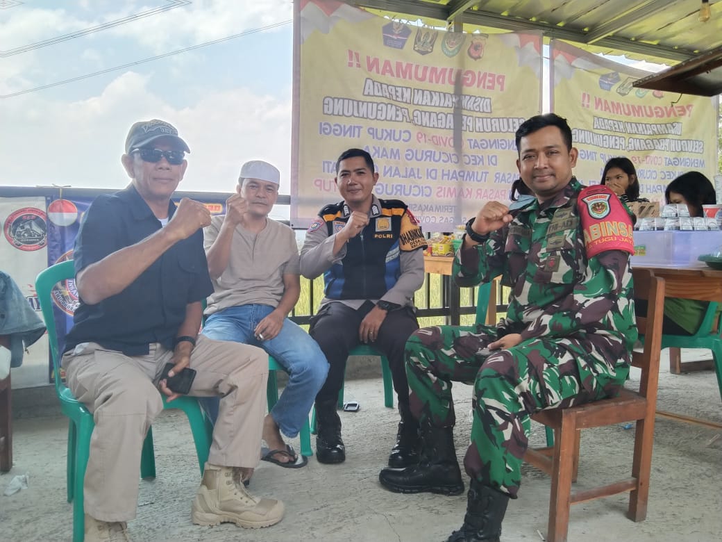 Warga Desa Tugu Jaya Cigombong Disambangi Babinsa dan Bhabinkamtibmas untuk Ciptakan Kondusifitas
