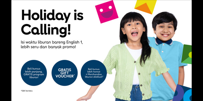 Promo Holiday Program English 1 Tinggal 1 Minggu Lagi, Jangan Sampai Terlewat!