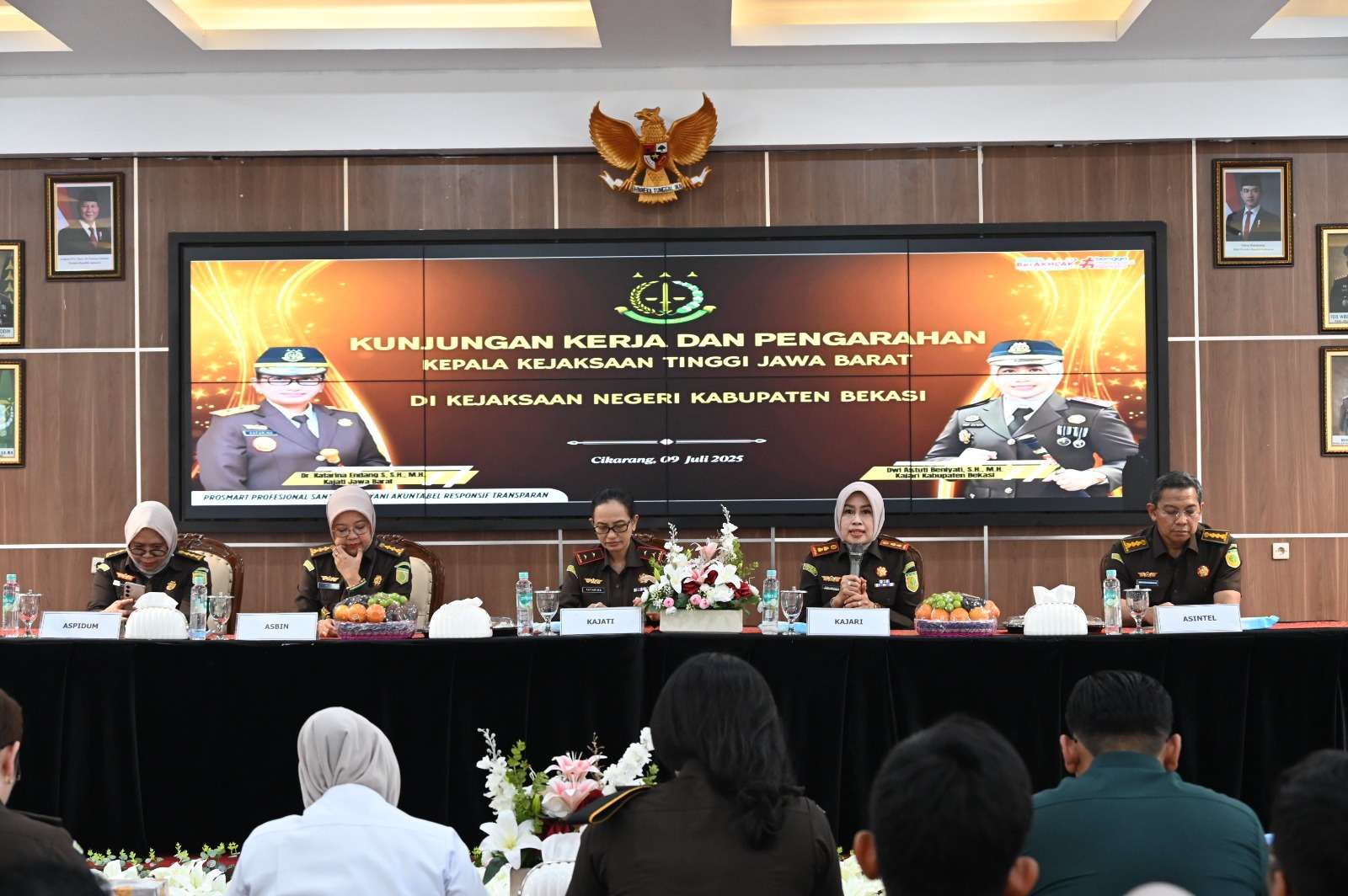 Kunker Kejati Jabar ke Kejari Kabupaten Bekasi dan Kota Bekasi Bahas Pelayanan Publik, Penguatan Integritas dan Optimalisasi Penanganan Perkara