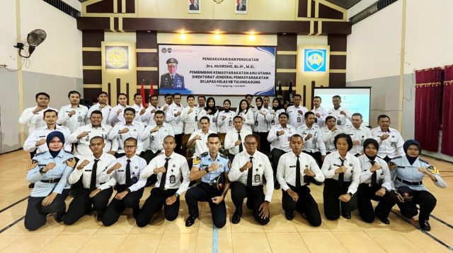 Dorong Produktivitas Warga Binaan Dan Proses Wilayah Bebas Dari Korupsi, Pembimbing Kemasyarakatan Ahli Utama Kunjungi Lapas Tulungagung