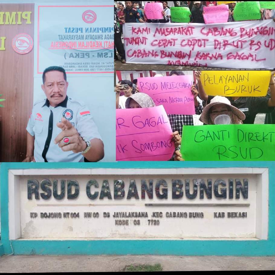 MARAH BERCAMPUR SEDIH, KANG OBAY TOKOH BEKASI ; RSUD CABANG BUNGIN BOBROKNYA SUDAH DI LUAR BATAS