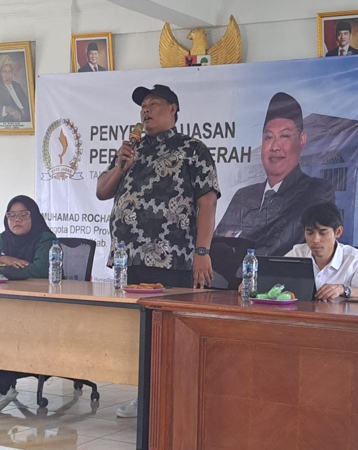 Muhammad Rochadi Anggota DPRD Provinsi Jabar Siap Anggarkan Pembangunan USB SMA di Karangbahagia