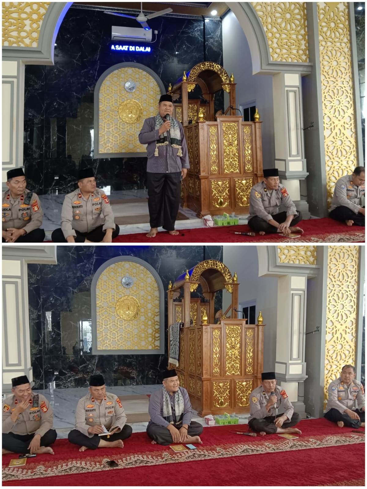 BINROHTAL RUTIN, POLRES PALI PERERAT SILATURAHMI DAN KUATKAN SPIRITUALITAS PERSONEL