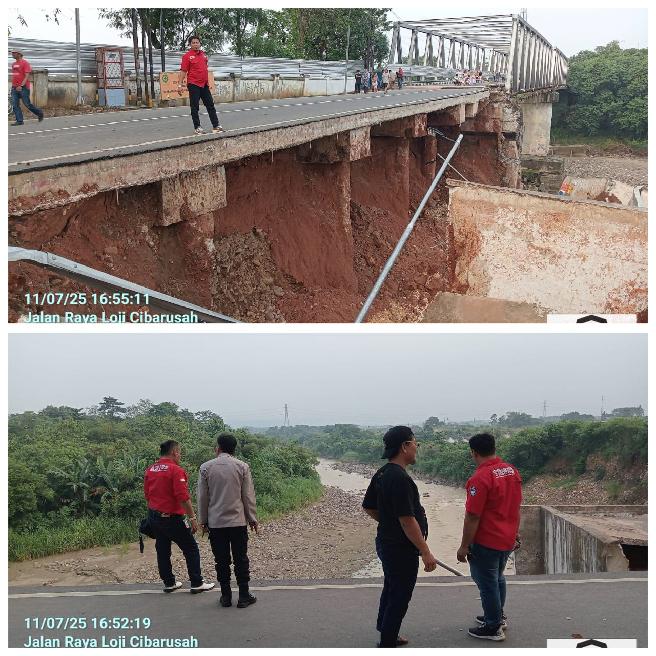 AWIBB Jabar Desak APH Usut Dugaan Korupsi Proyek Perbaikan Jembatan Cipamingkis 2024