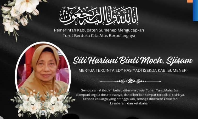 Mertua Sekda Kab. Sumenep, Tutup Usia Banjir Ucapan, Beginilah Mohammad Siddik SH, Advocates MSP Mengenang
