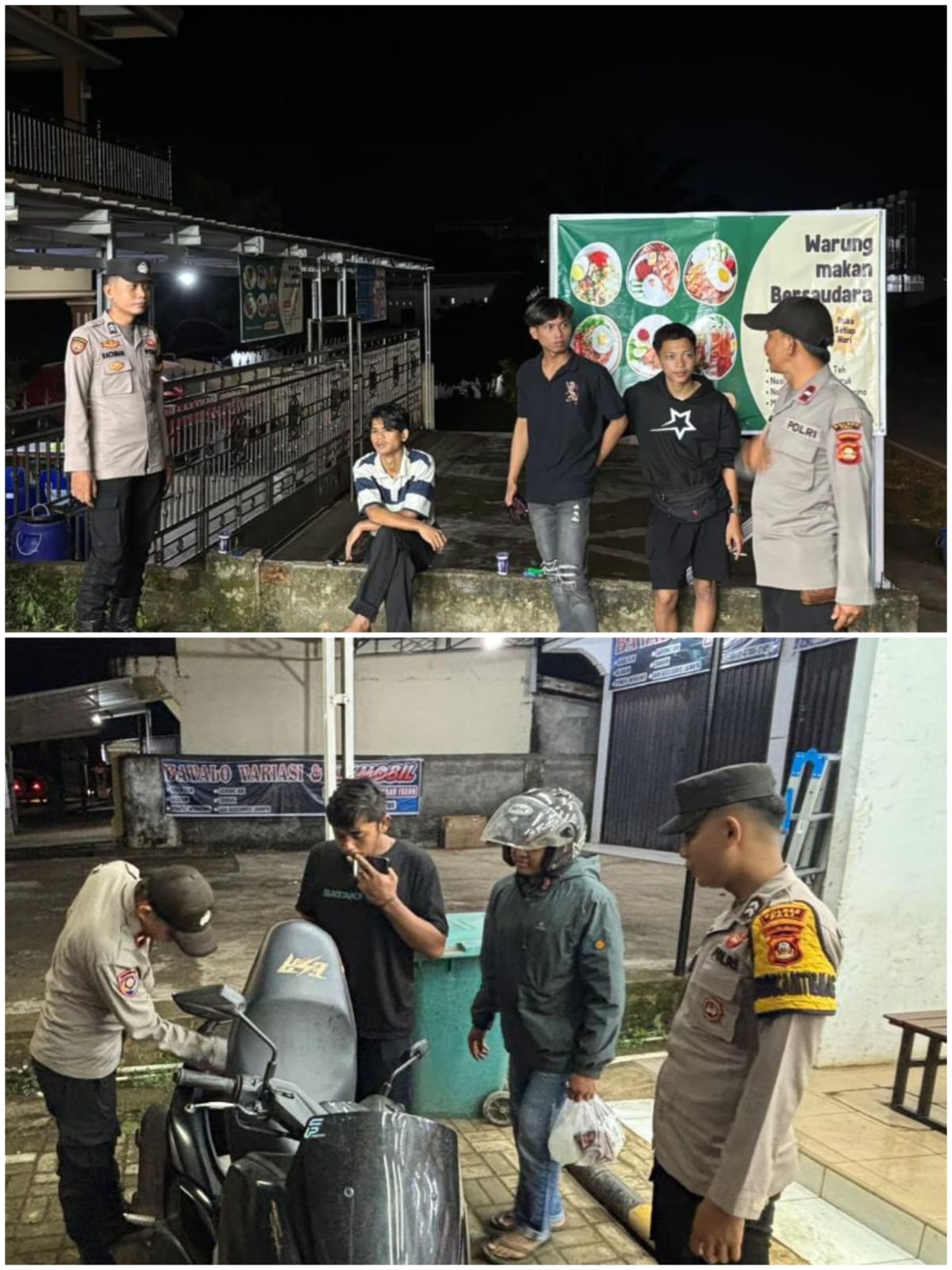 Sat Reskrim Polres PALI Mengisi Kegiatan Masa Pengenalan Lingkungan Sekolah (MPLS)