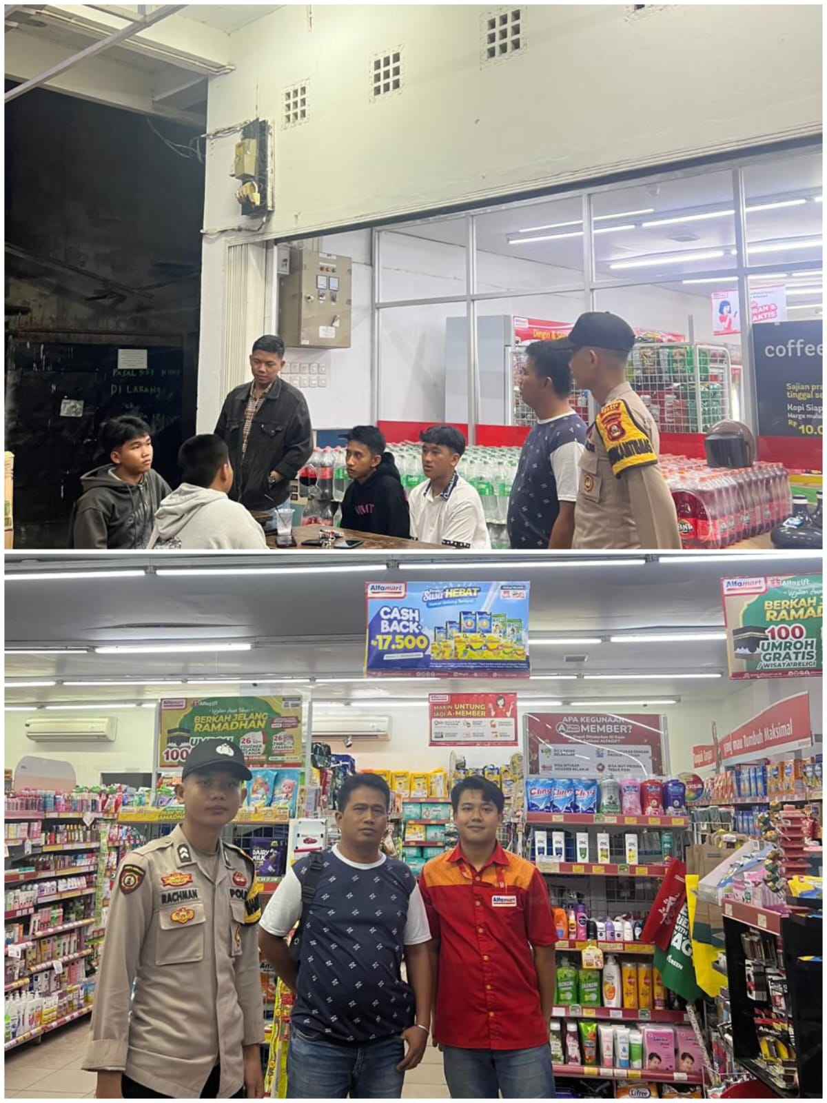 POLSEK TALANG UBI GELAR KRYD, CIPTAKAN KONDUSIFITAS DAN CEGAH KRIMINALITAS DI MALAM HARI