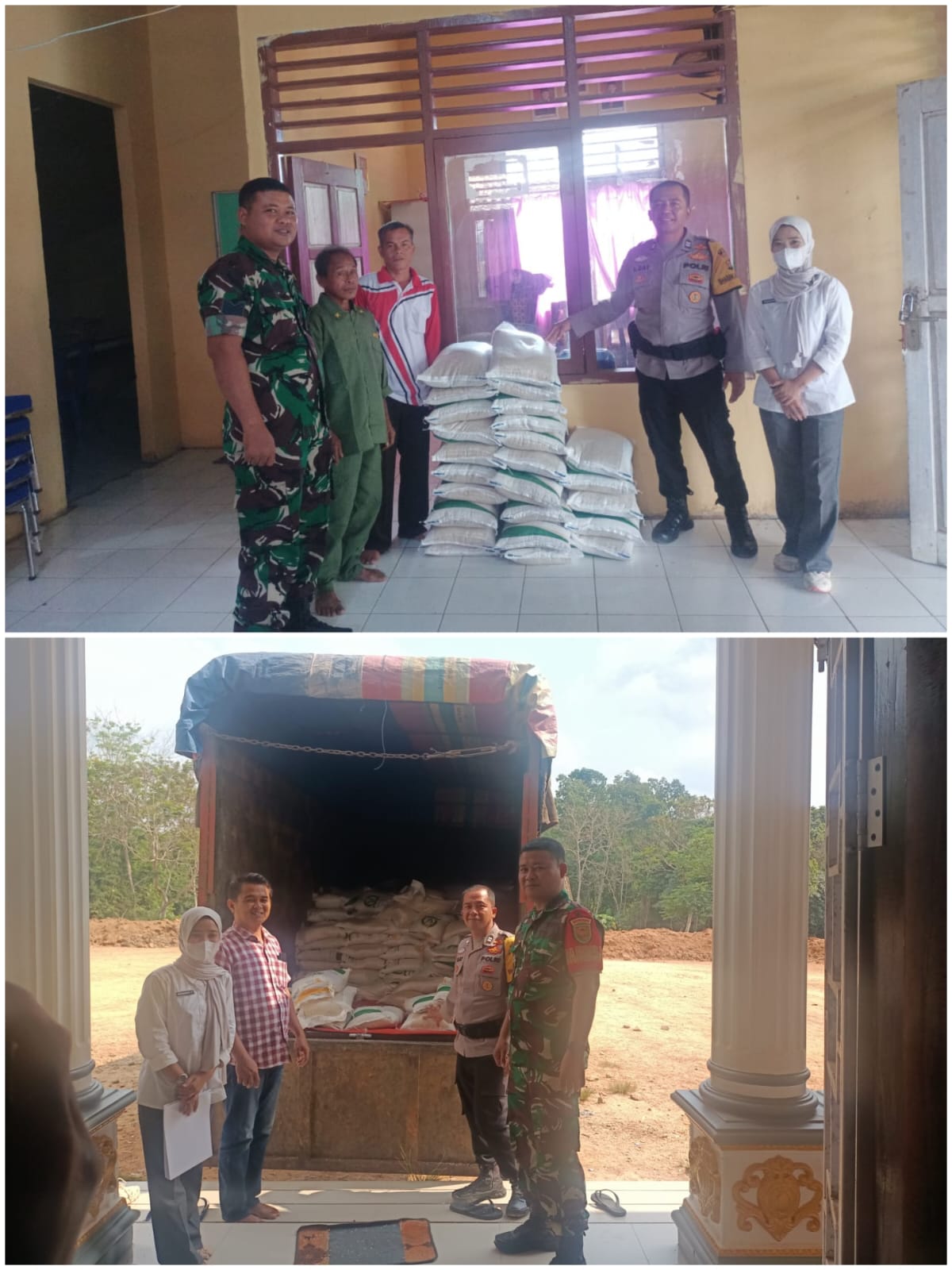 POLSEK TALANG UBI LAKSANAKAN PENGAMANAN PENYALURAN CPP DI 20 DESA/KELURAHAN