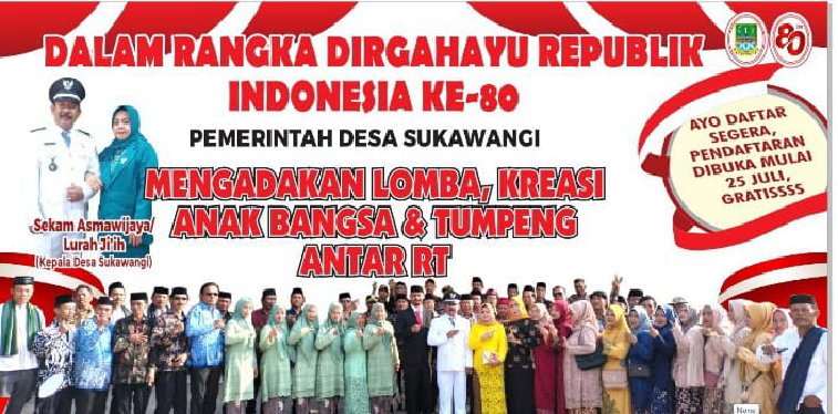 Kepala Desa sukawangi sekam asma Wijaya Rencana akan memeriahkan Dirgahayu Republik Indonesia yang ke-80 Kepala Desa sukawangi sekam asma Wijaya Rencana akan memeriahkan Dirgahayu Republik Indonesia yang ke-80