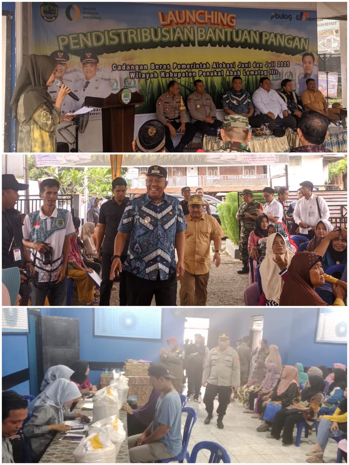 Launching Bantuan Cadangan Beras Pemerintah di PALI: Bukti Komitmen Negara Hadir untuk Rakyat