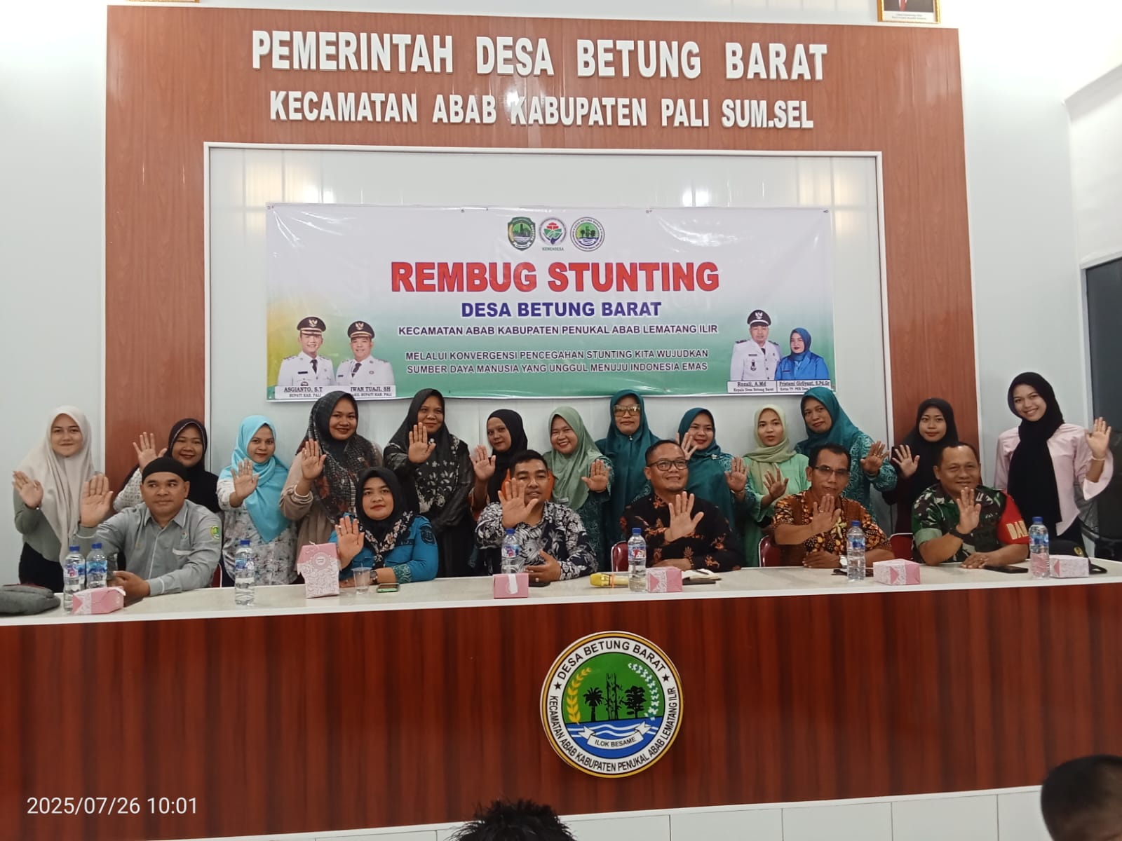 Dalam Rangka Pencegahan dan Penanganan Stunting Pemerintah Desa Betung Barat Gelar Rembug Stunting