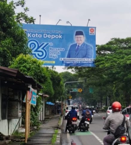 Aktivis Kota Depok Desak Pemkot Tebang Billboard Tak Berizin di Juanda