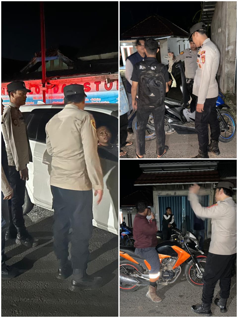 POLSEK TANAH ABANG GELAR RAZIA MALAM MINGGU, CIPTAKAN SITUASI KONDUSIF DAN BEBAS KRIMINALITAS