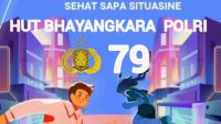 HUT BHAYANGKARA POLRI KE 79 – Kabupaten Karanganyar “Bijak Berdigital Sehat Sapa Situasine”, Jawa Tengah