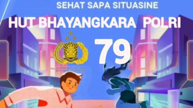 HUT BHAYANGKARA POLRI KE 79 – Kabupaten Karanganyar “Bijak Berdigital Sehat Sapa Situasine”, Jawa Tengah
