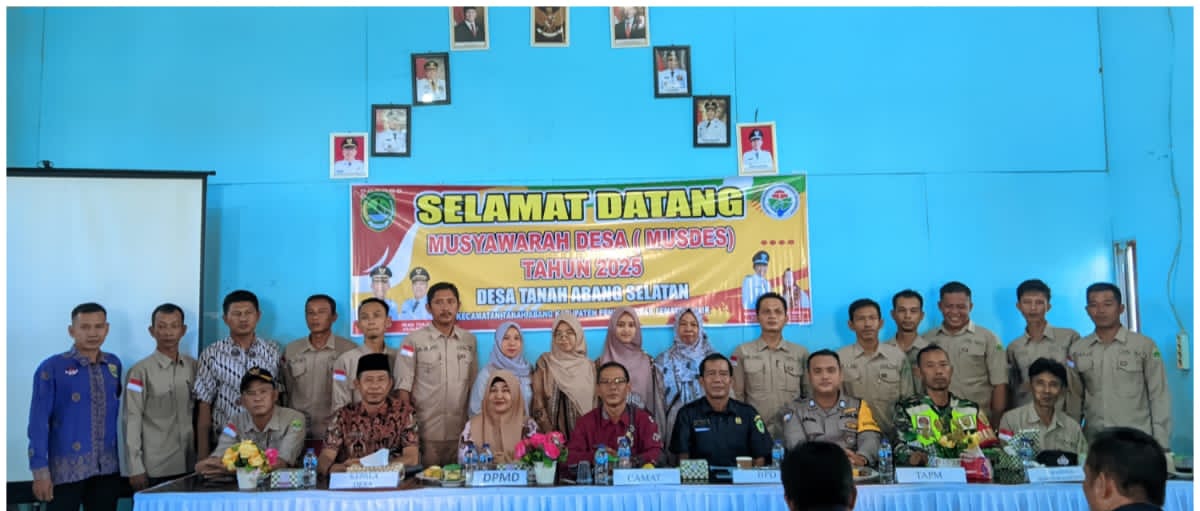 Dalam Rangka Pembentukan RKPDes Tahun Anggaran 2026, Pemerintah Desa Tanah Abang Selatan Menggelar Musyawarah Desa