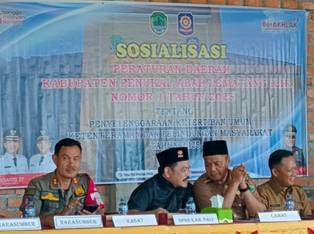 Sosialisasi Perda Nomor 1 Tahun 2025,Wujud Sinergi untuk Meningkatkan Ketertiban dan Ketentraman Masyarakat di Kecamatan Abab