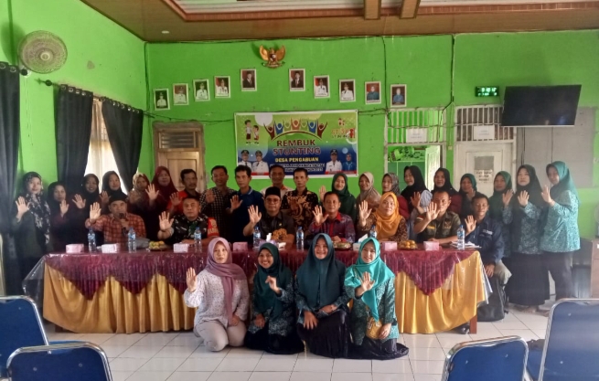 Dalam Rangka Pencegahan dan Penanganan Stunting, Pemerintah Desa Pengabuan Gelar Rembuk Stunting