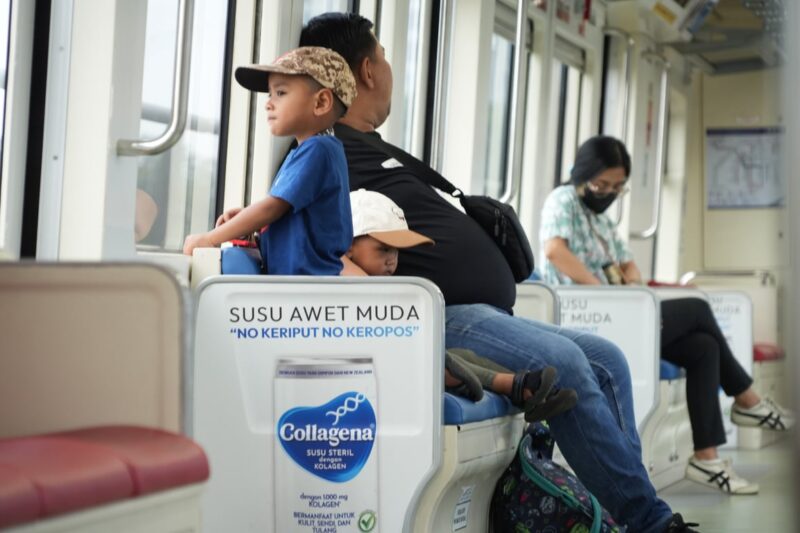 LRT Jabodebek Catat 2 Juta Lebih Pengguna pada Musim Libur Sekolah, Rata-rata Pengguna Off-Peak Tumbuh 14%