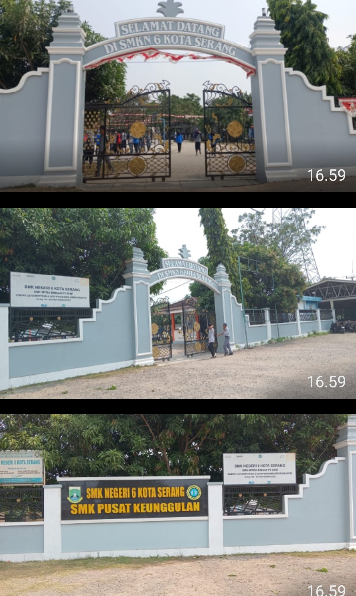 Dikonfirmasi Terkait Dugaan Pungli, Kepala Sekolah SMKN 6 Kota Serang terkesan menghindar dari Wartawan