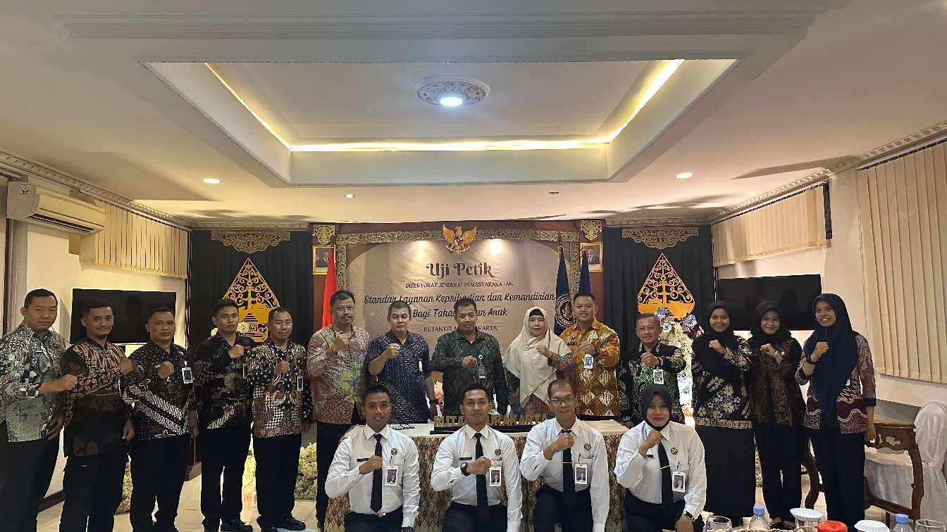 Rutan Kelas I Surakarta Jadi Lokasi Uji Petik Standar Layanan Pembinaan Tahanan dan Anak