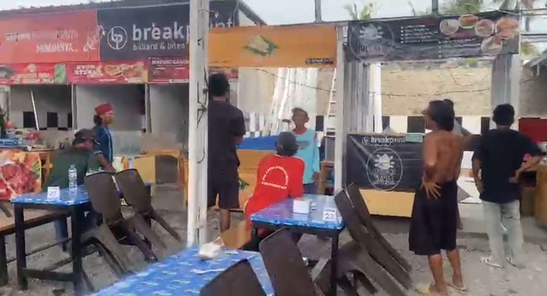 Terkait Normalisasi Kali Cikarang Warga Desa Sukamanah Grudug Cafe Break Foint karena Belum Dibongkar