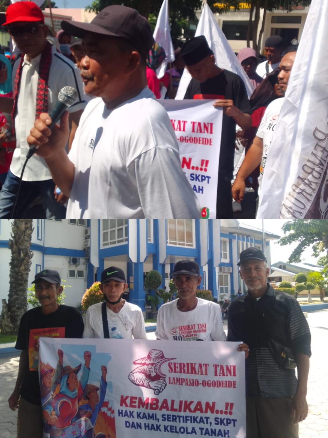 SPHP-LBH Sulteng Bersama Serikat Tani Tolitoli Unras Sambangi BPN Sulteng: ‘Kembalikan Hak Kami, Sertifikat, SKPT dan Kelola Tanah’