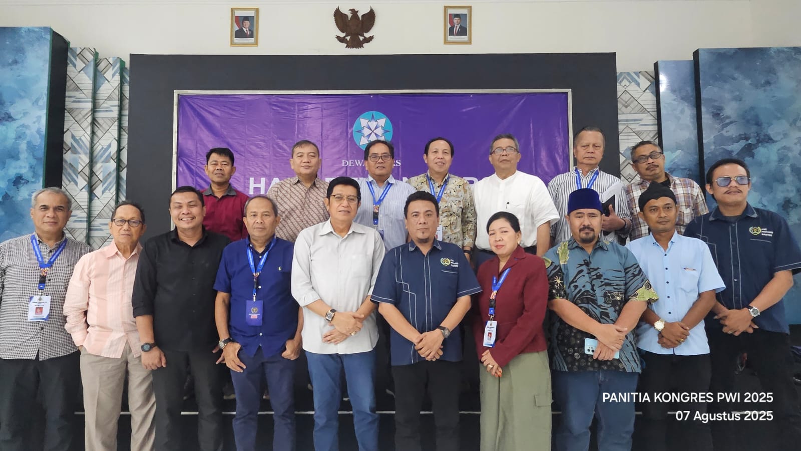 Kongres PWI 2025 Tetapkan Daftar Pemilih Tetap dan Jumlah Peninjau