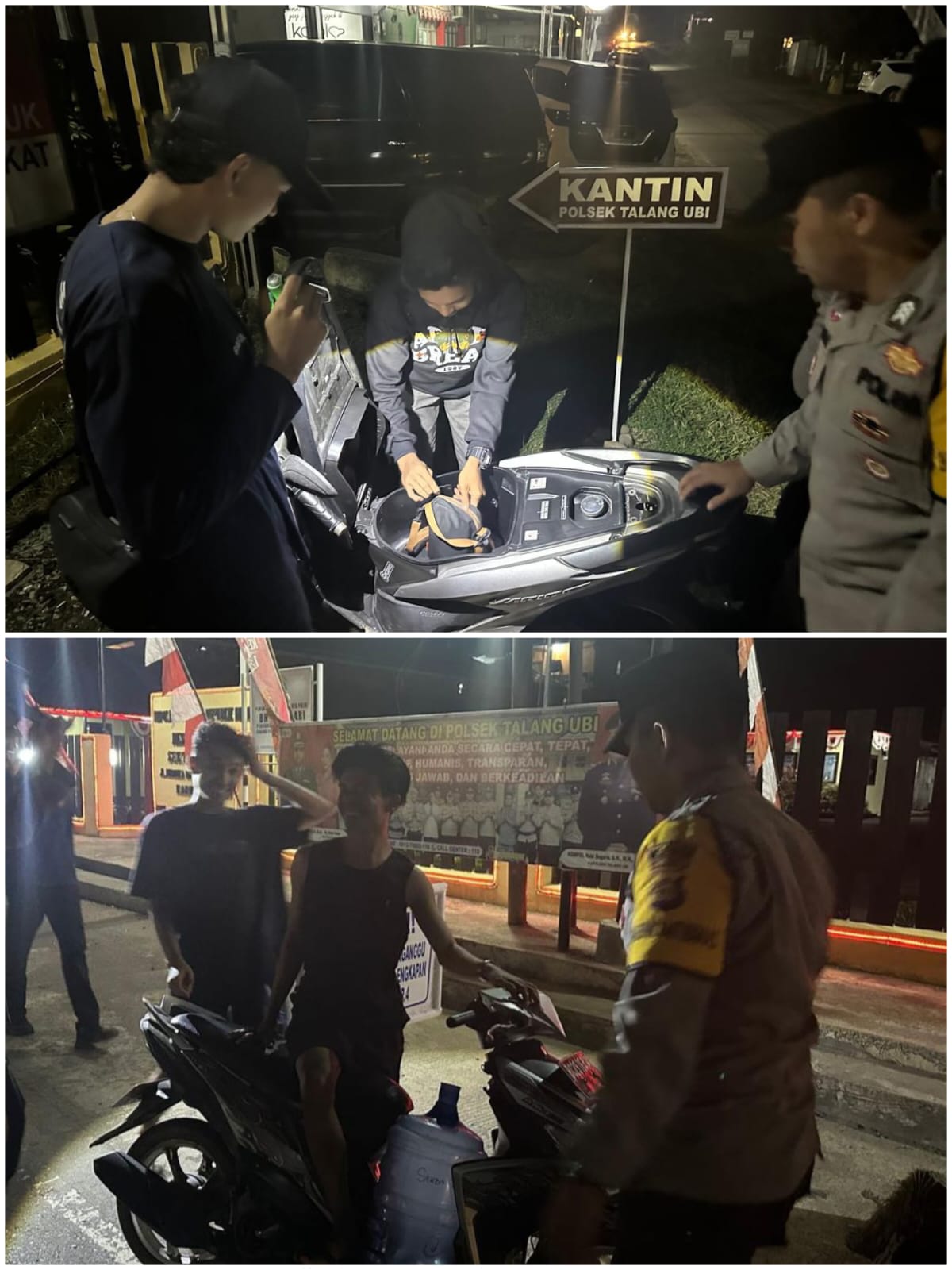 Polsek Talang Ubi Gelar KRYD, Pastikan Situasi Kamtibmas Tetap Kondusif