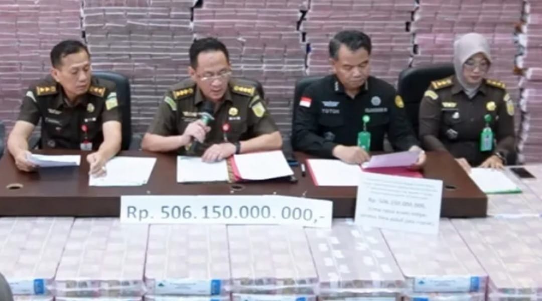Kejati Sumsel Sita Rp 506,15 Miliar Bank Plat Merah dari Kerugian Negara 1,3 Triliun