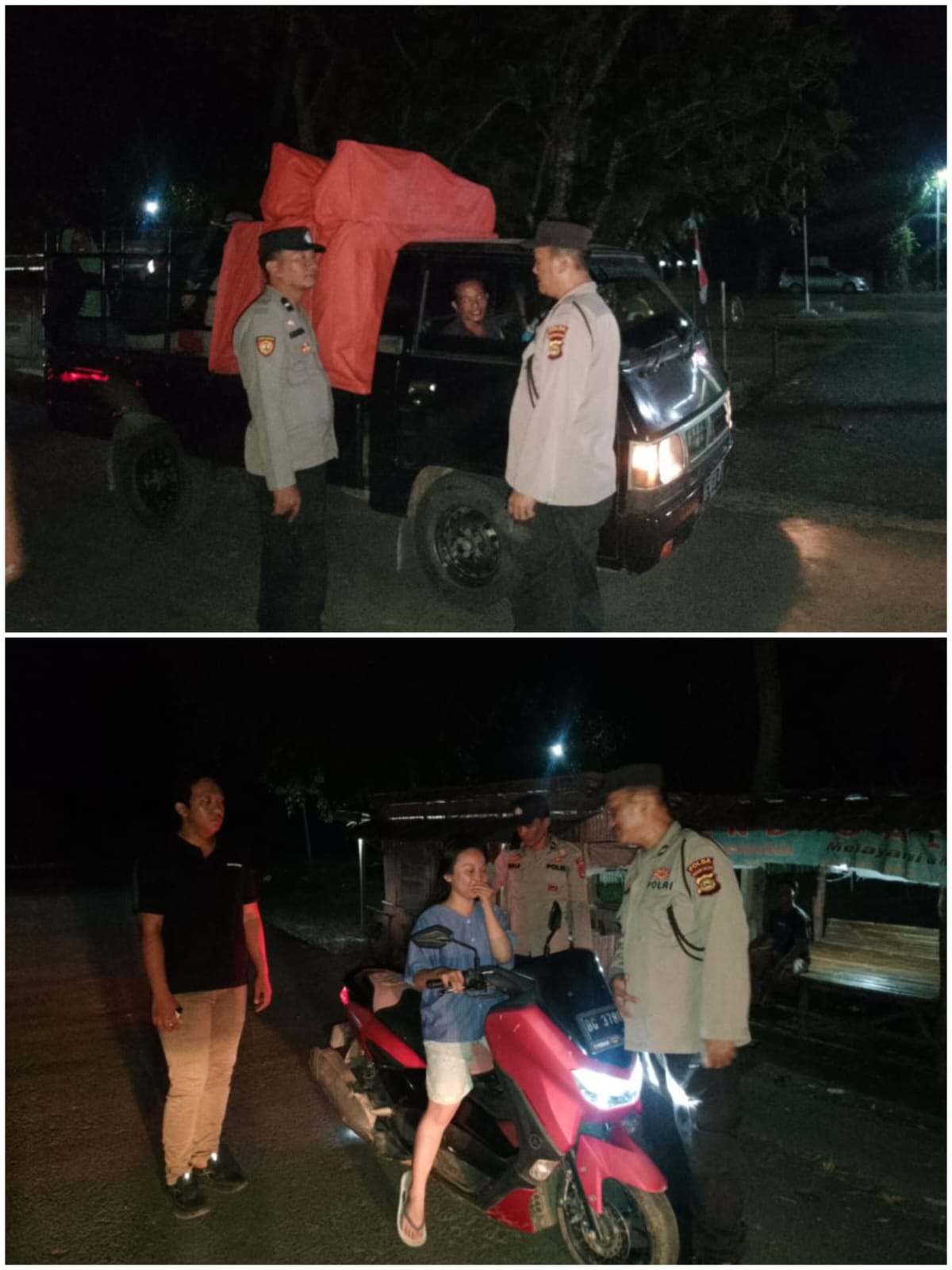 Polsek Tanah Abang Gelar Razia Malam, Tegakkan Kamtibmas dan Tertib Lalu Lintas