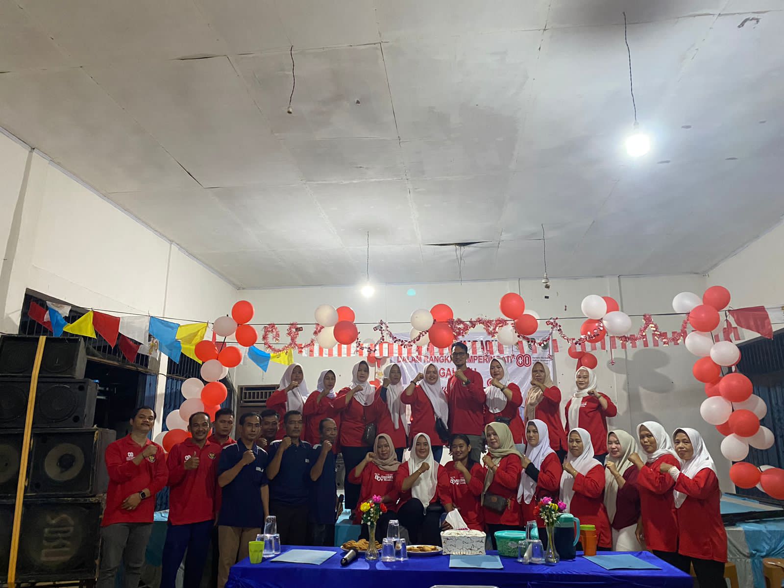 Pemerintah Desa Sinar Dewa Membuka Acara Semarak Memperingati HUT RI Ke-80