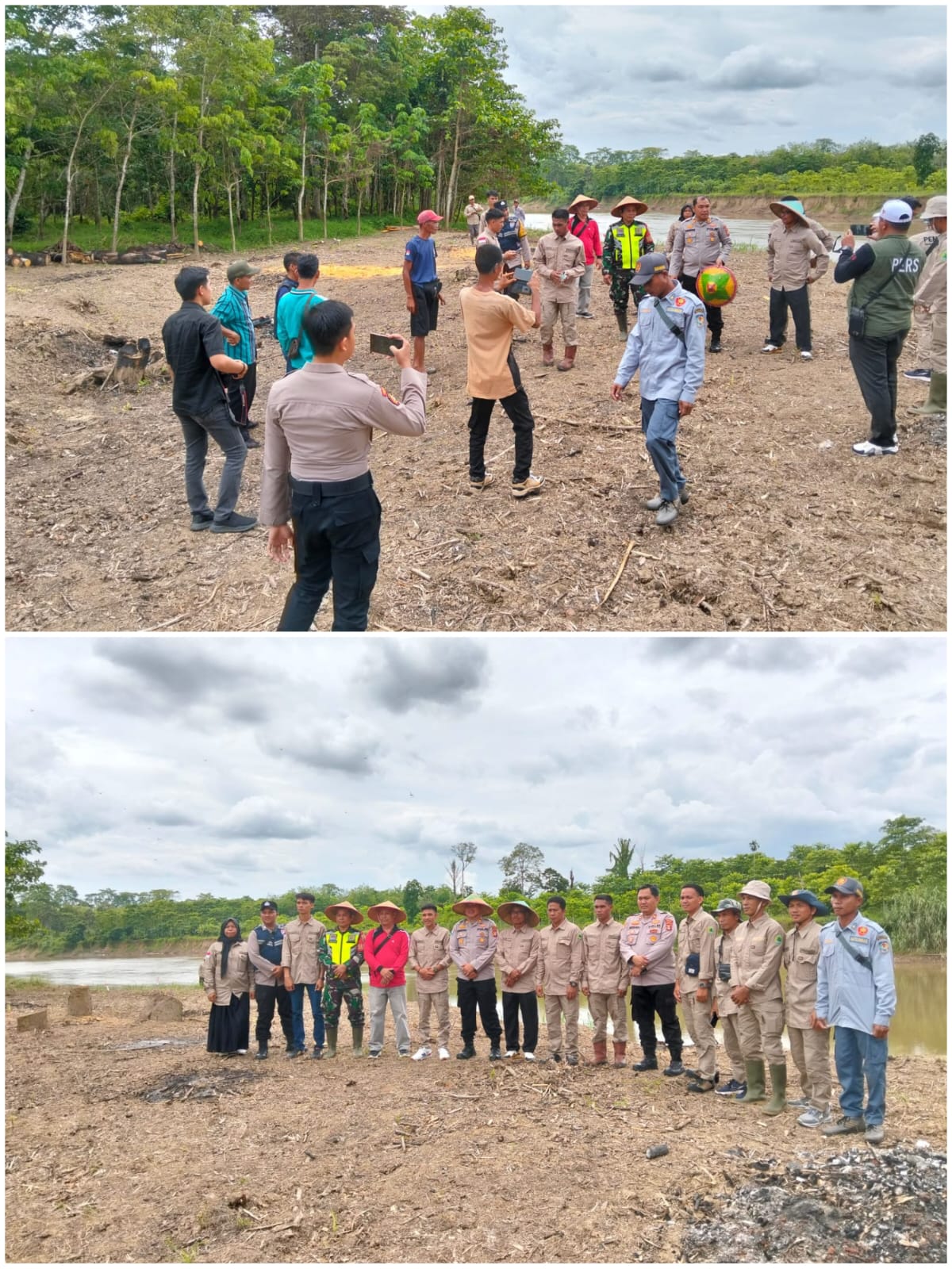 Dorong Ketahanan Pangan, Polres PALI Tanam Jagung di Desa Tanjung Dalam