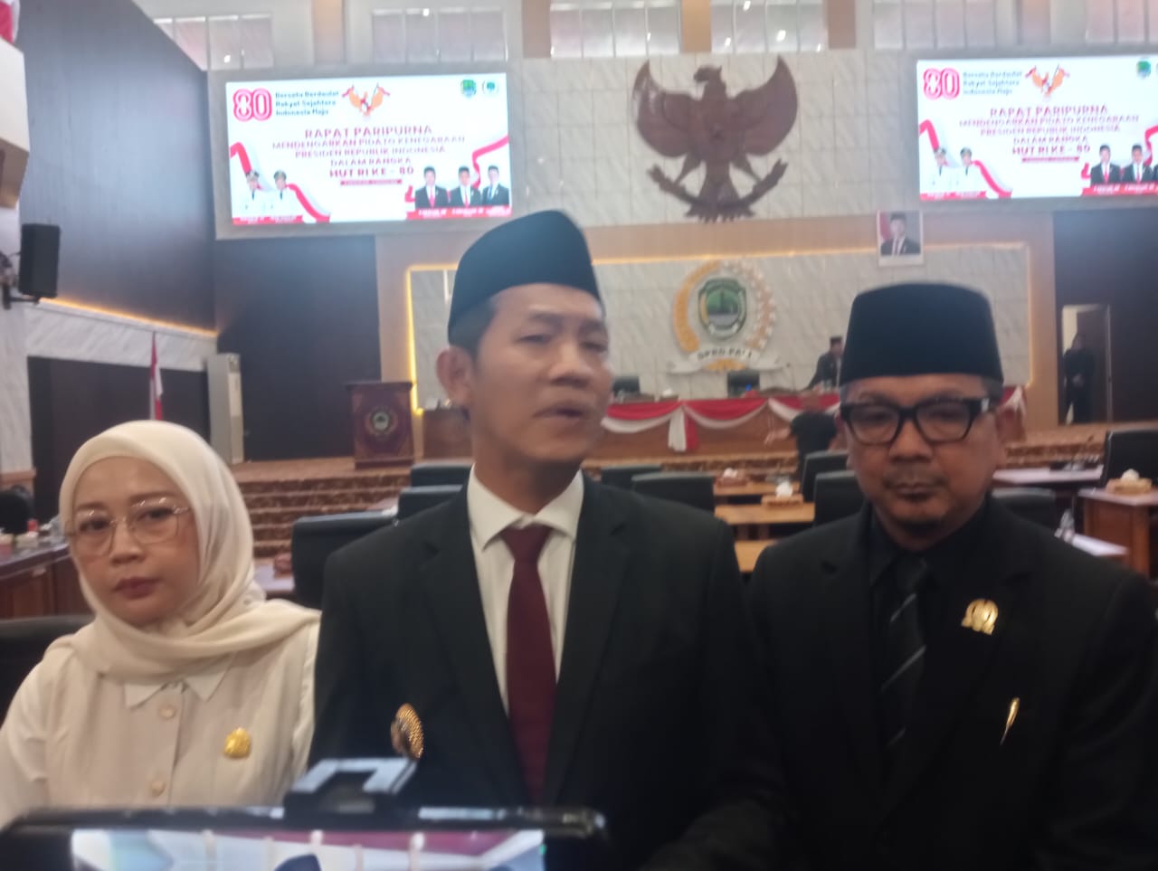 Bupati PALI Asgianto, ST., Serah Terima Aset Berupa Tanah Dan Bangunan Dari PT Musi Hutan Persada
