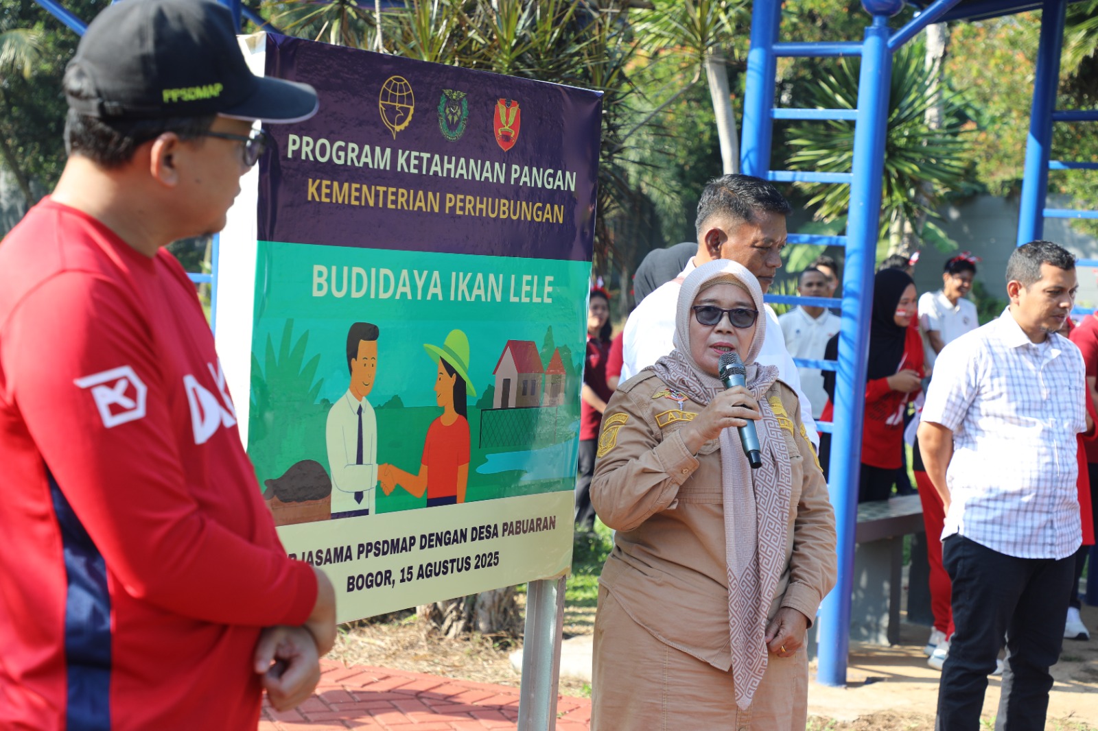 PPSDMAP Kemenhub dan Desa Pabuaran Kemang Bogor Kolaborasi Wujudkan Program Ketahanan Pangan