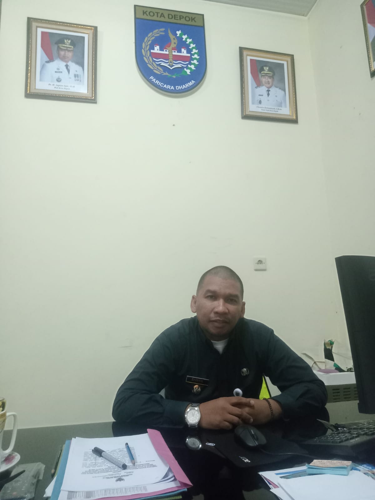 Sambut HUT RI ke-80 Kelurahan Cisalak Pasar Gelar Giat Gladi Bersih