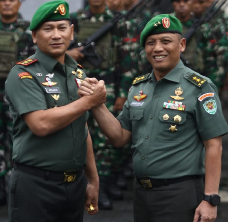 Tradisi Penyambutan Pangdam III/Slw, Mayjen TNI Kosasih, S.E