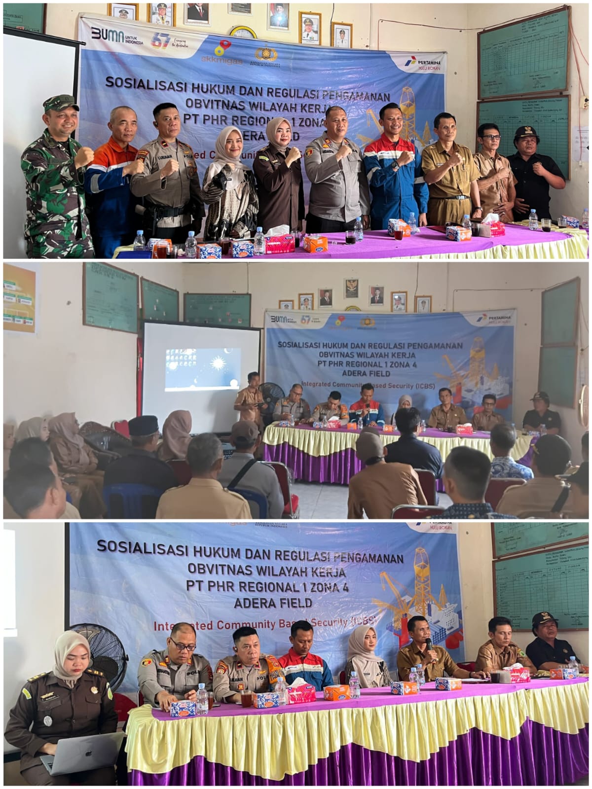 Sosialisasi Hukum dan Regulasi Pengamanan Obvitnas di Adera Field, Kapolres PALI Tekankan Pentingnya Sinergi