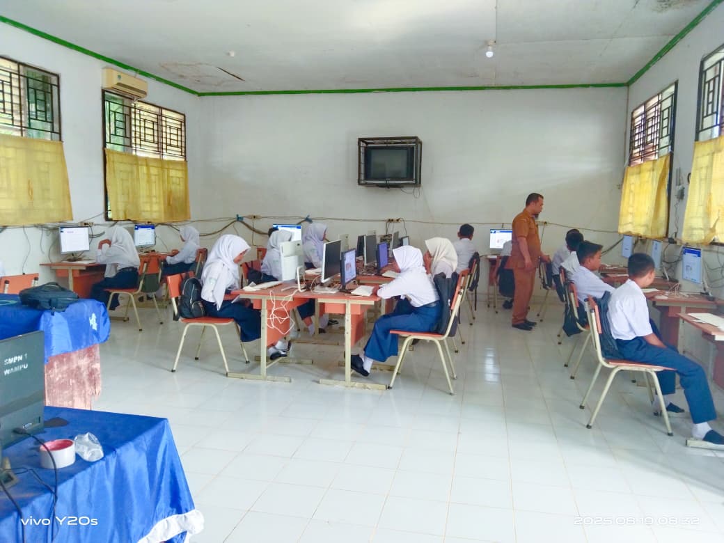 Gladi Bersih ANBK: Upaya SMPN 1 Wampu Tingkatkan Kualitas Pendidikan