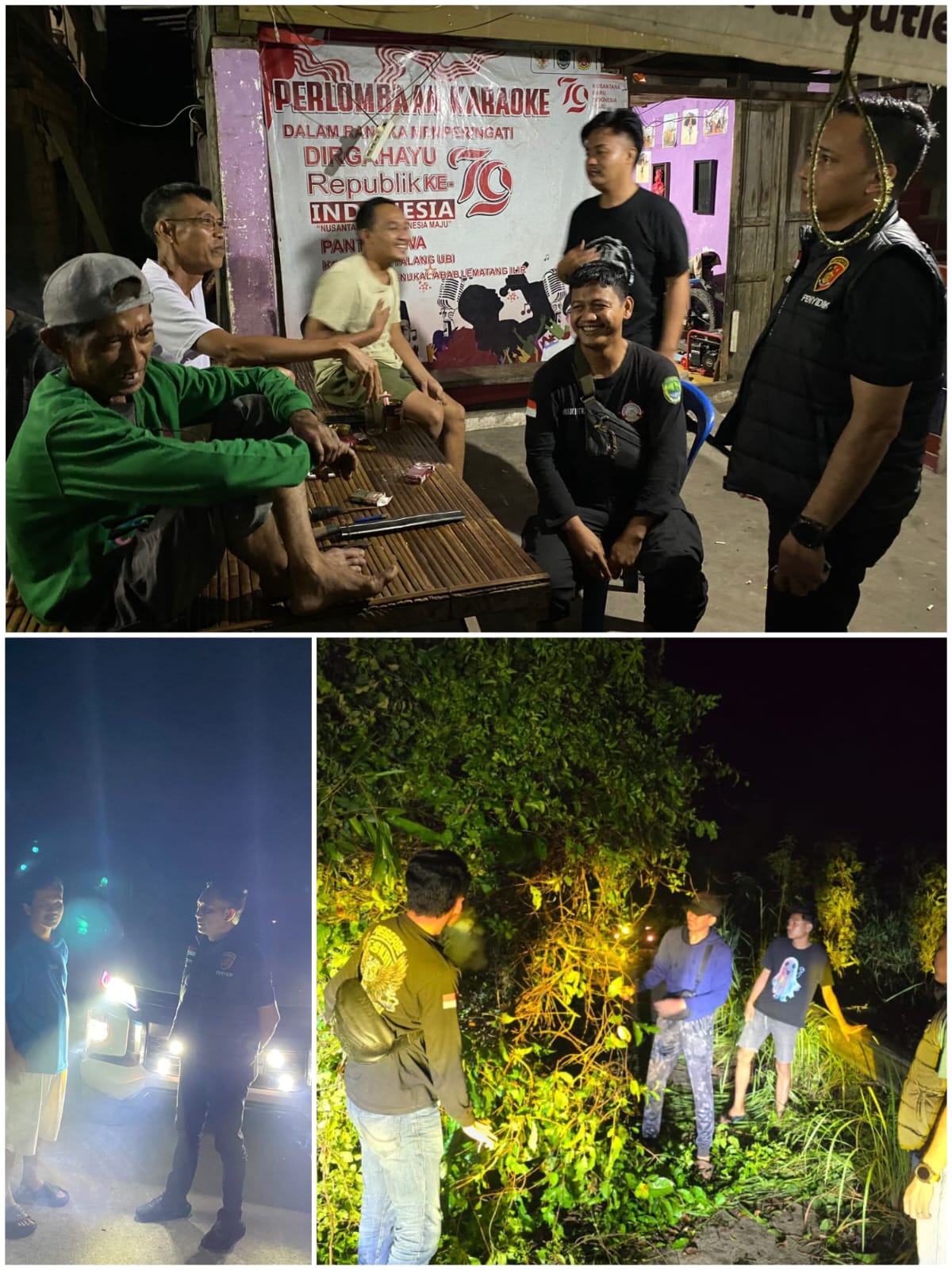 Polsek Talang Ubi Gelar Patroli Sambang di Desa Panta Dewa, Antisipasi Tindak Pidana 3C