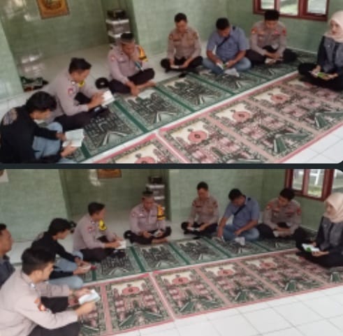 Polsek Talang Ubi Gelar Binrohtal, Kapolres PALI: Iman Kuat, Tugas Makin Mantap