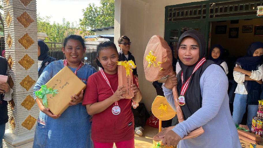 Meriahkan HUT RI ke-80, Mahasiswa KKN Universitas Pelita Bangsa Gelar Lomba di Desa Karang Rahayu