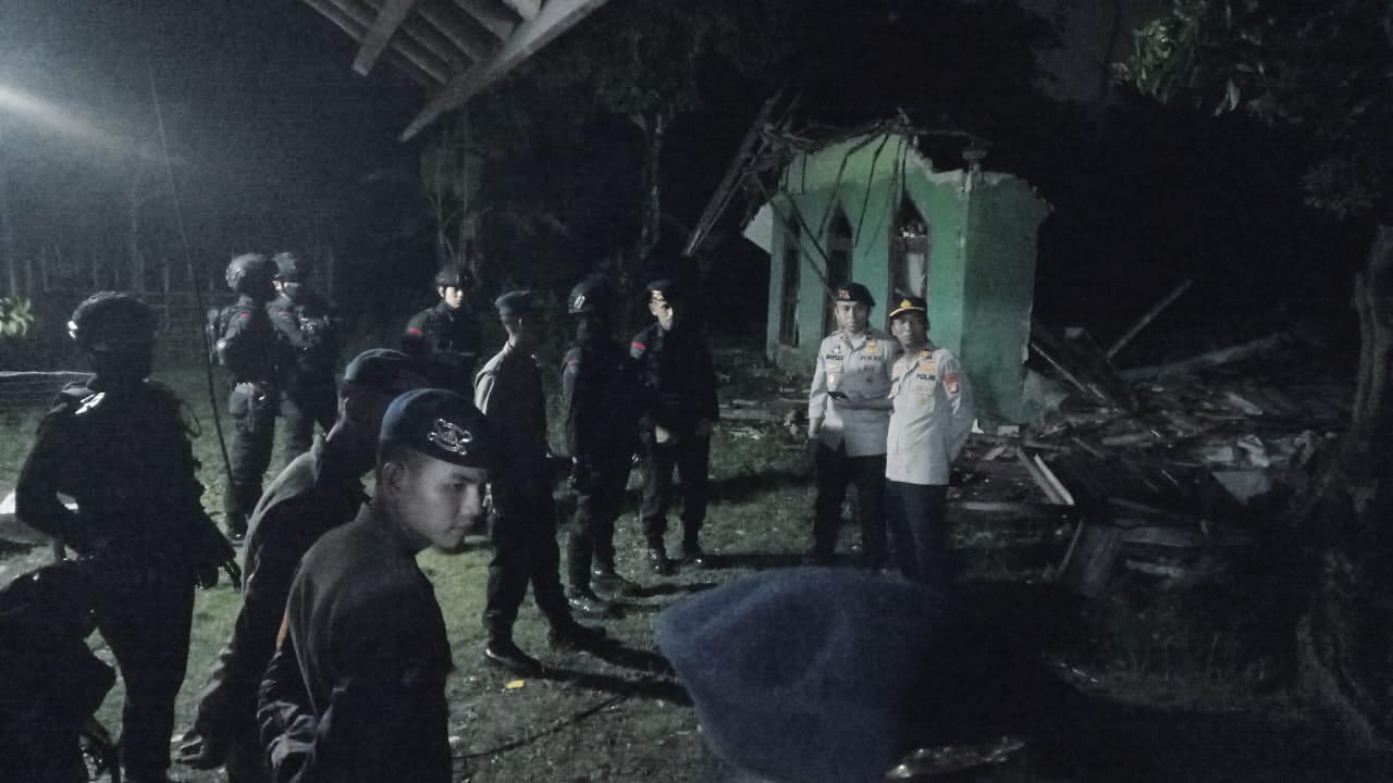 Polsek Cibarusah Lakukan Pengecekan Wilayah Pasca Gempa, Tidak Ada Korban Jiwa