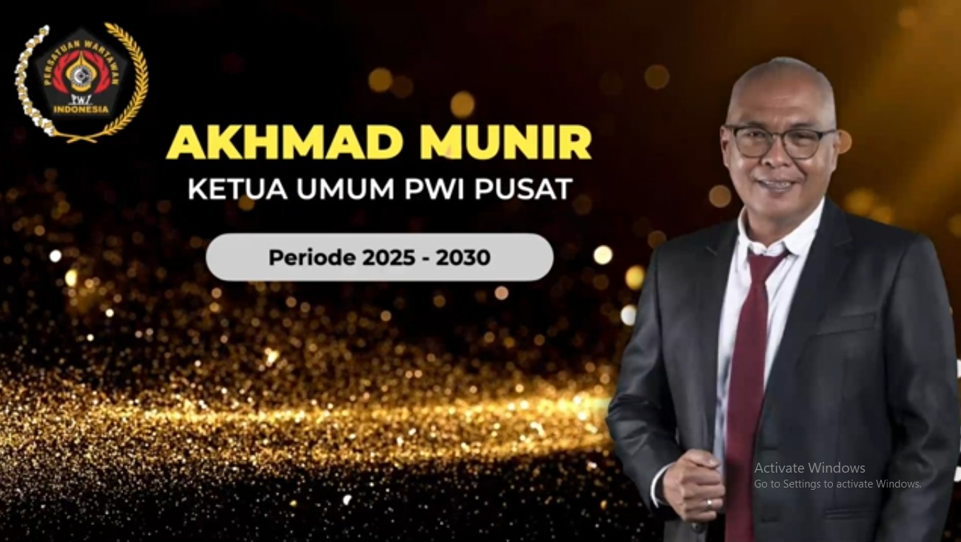 Ahmad Munir Terpilih Ketum PWI Periode 2025-2030