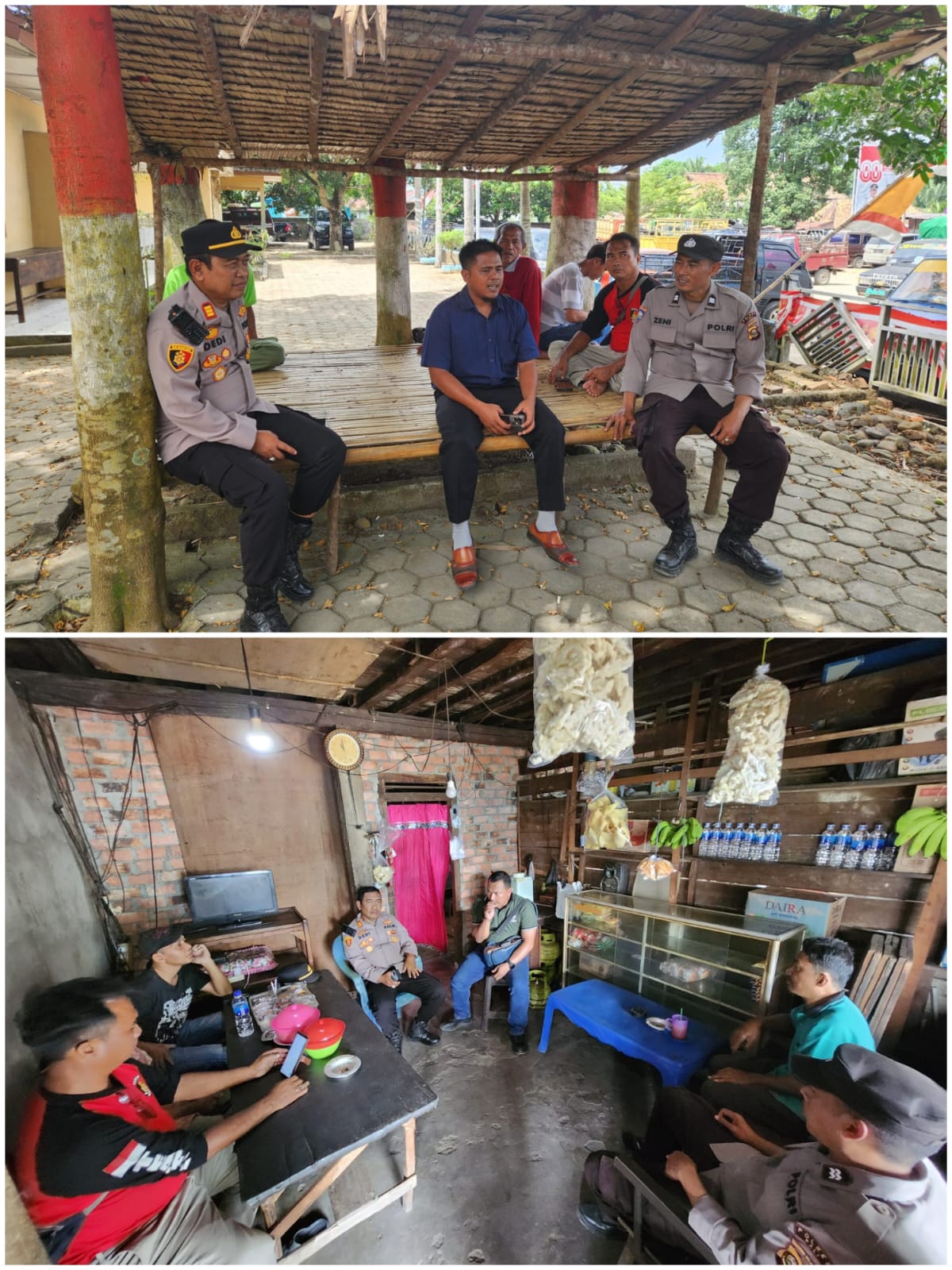 Polsek Penukal Abab Gelar Patroli Siaga 1, Warga Diminta Waspada Hoaks di Media Sosial